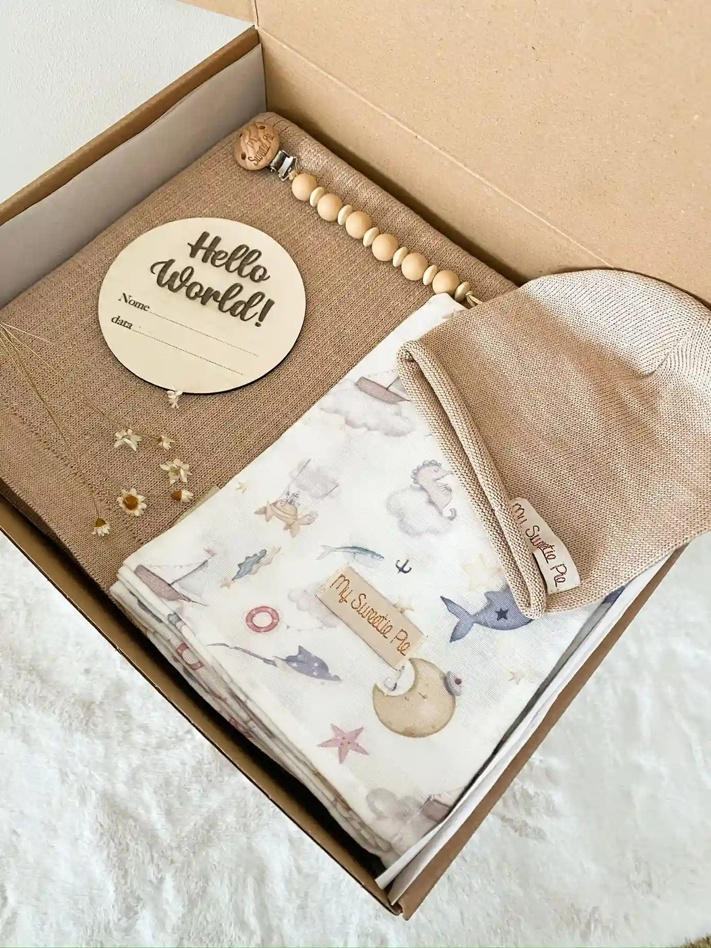 box babyshower nascita inverno