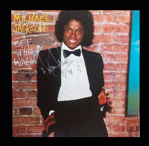 Michael Jackson Off The Wall 'Signed' Album with Certificate of