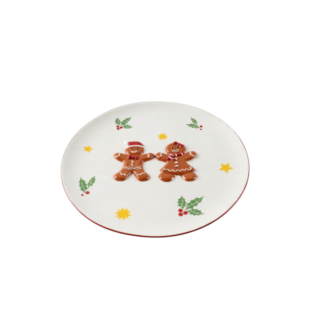 Gingerbread Ceramic Plate