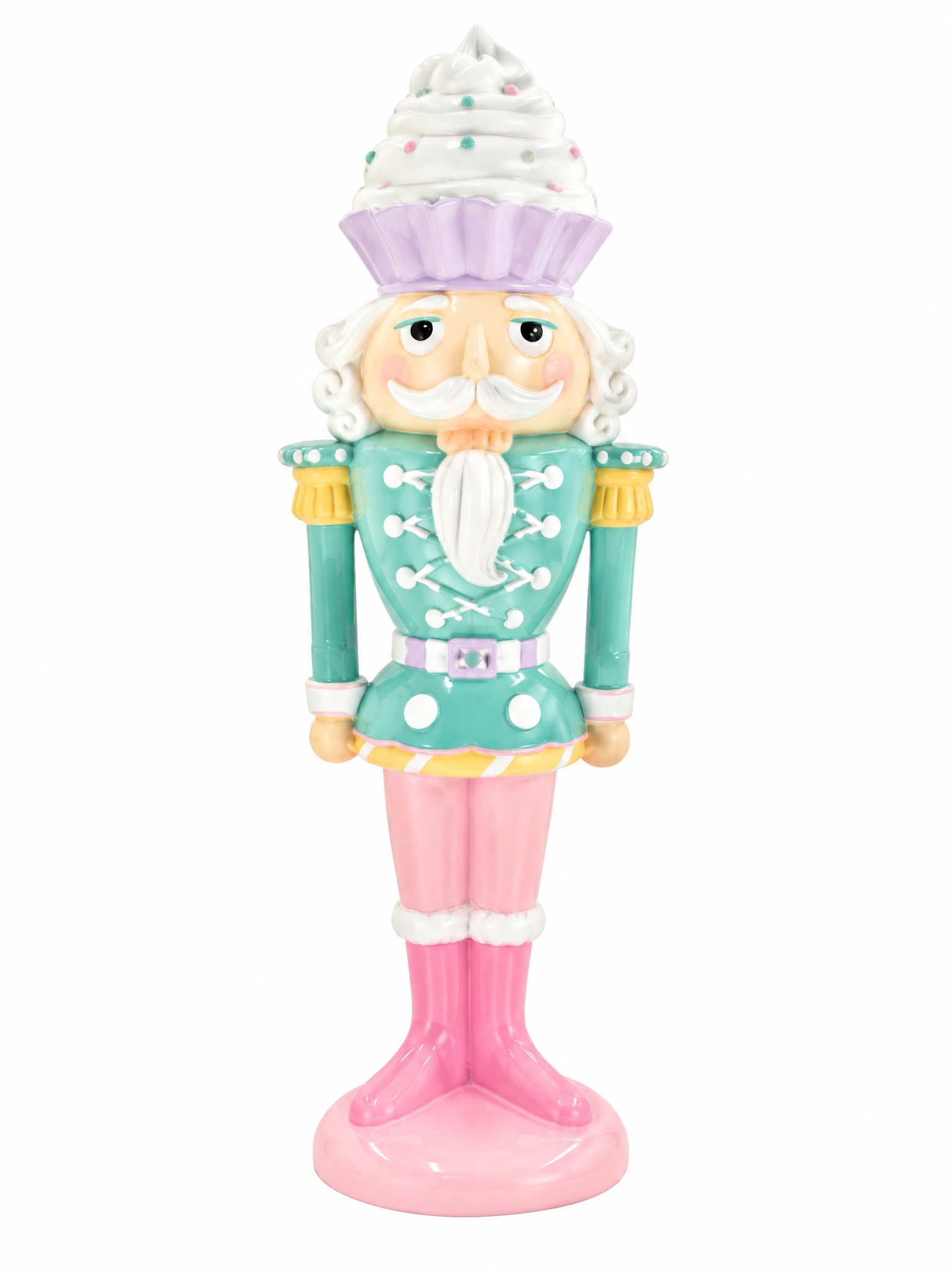 Pastel Cupcake Nutcracker Resin Figurine