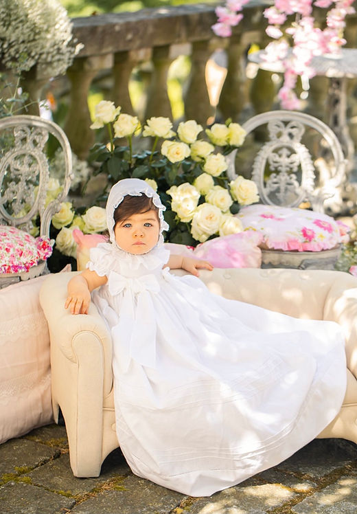 Patachou Christening Gown Bonnet Kate Charlie