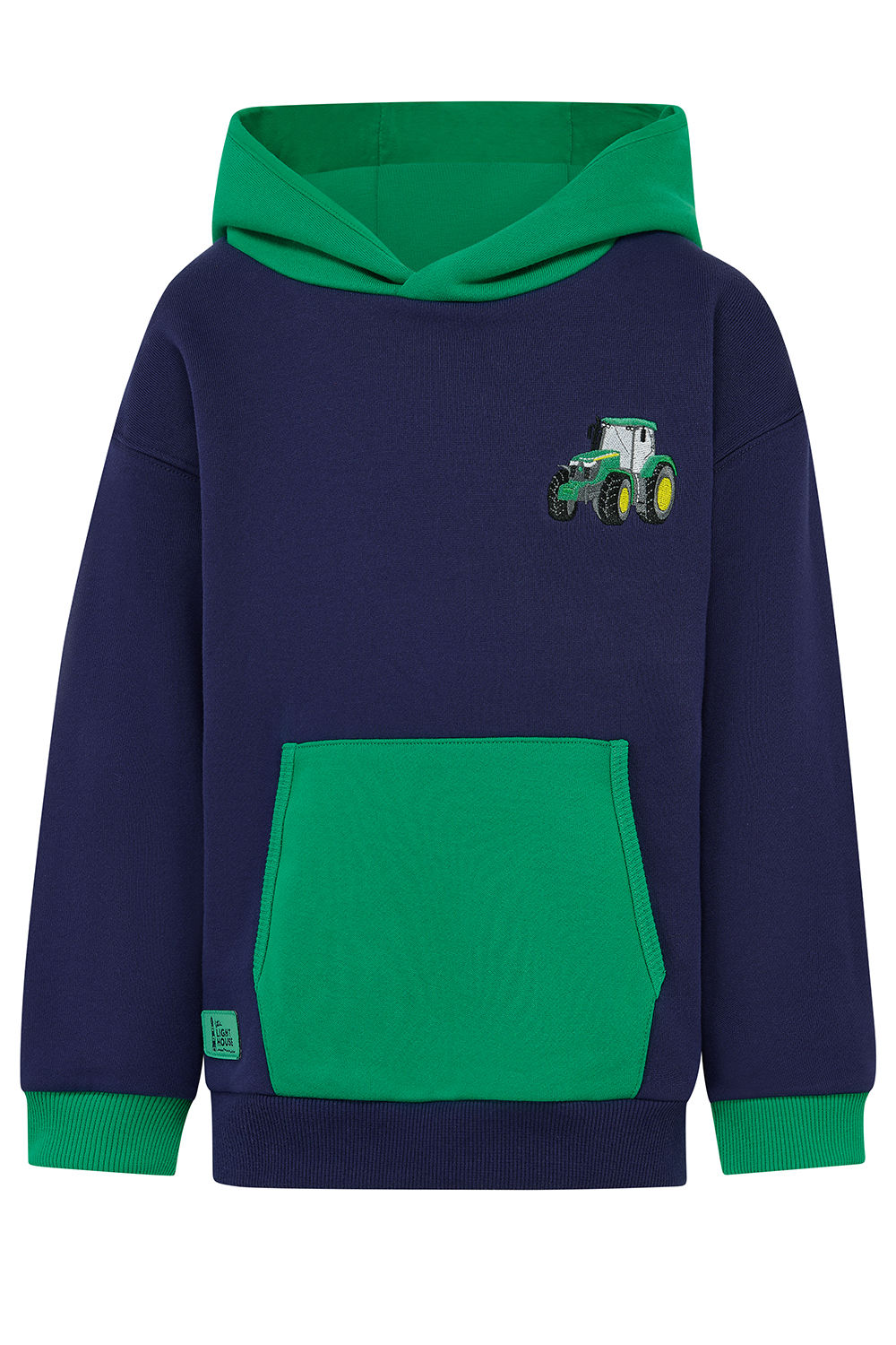 Lighthouse Green Tractor Hoodie
