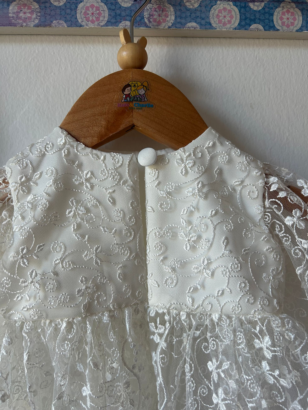 Thumbnail: Ivory Dress, Lace Coat and Headband