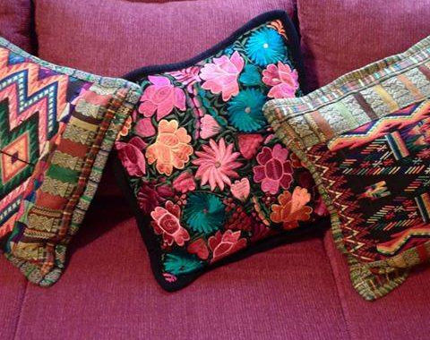 selling beautiful embroidery cushions
