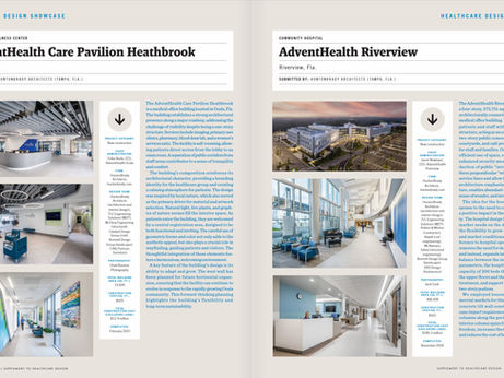 Healthcare Design Magazine - Design Showcase August 2025