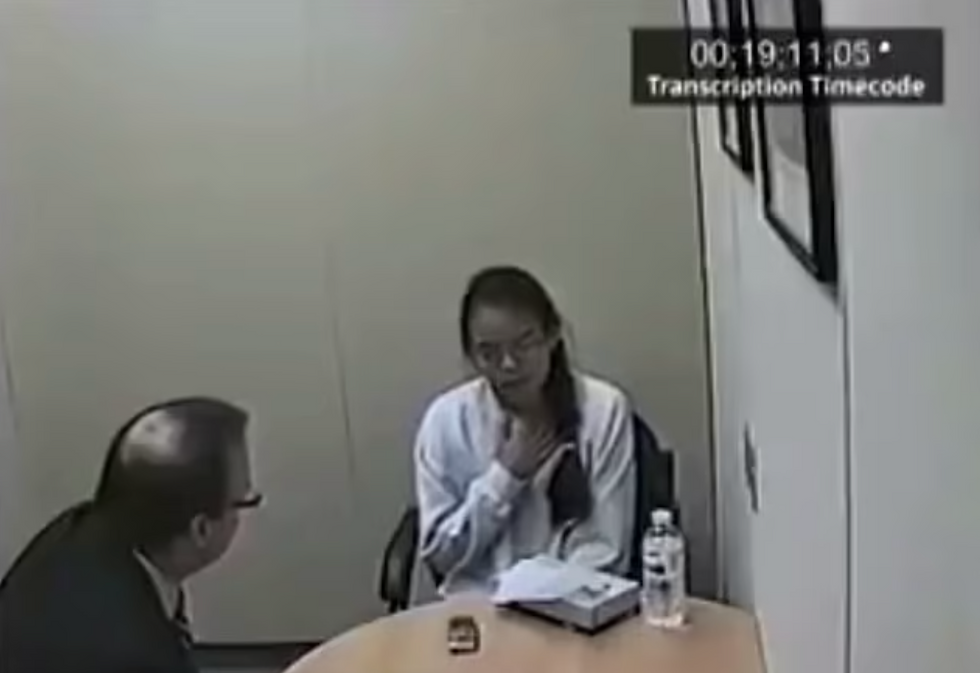 Pan being interrogated