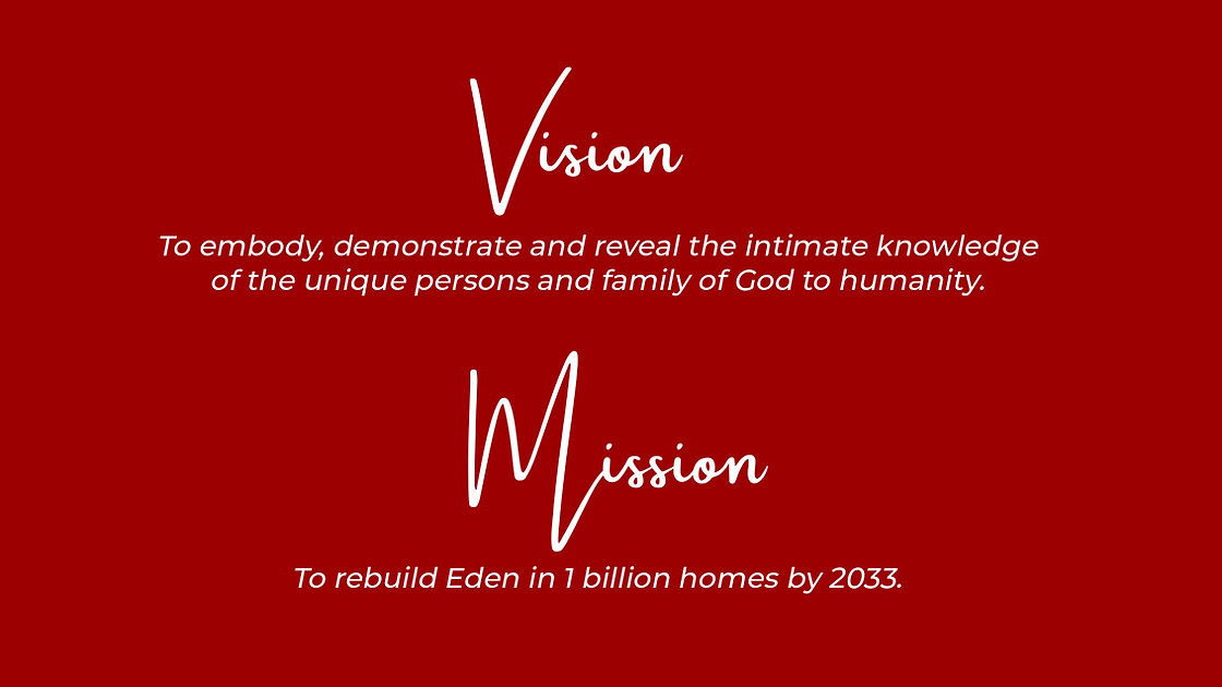 Vision Mission of The Groom & The Bride 