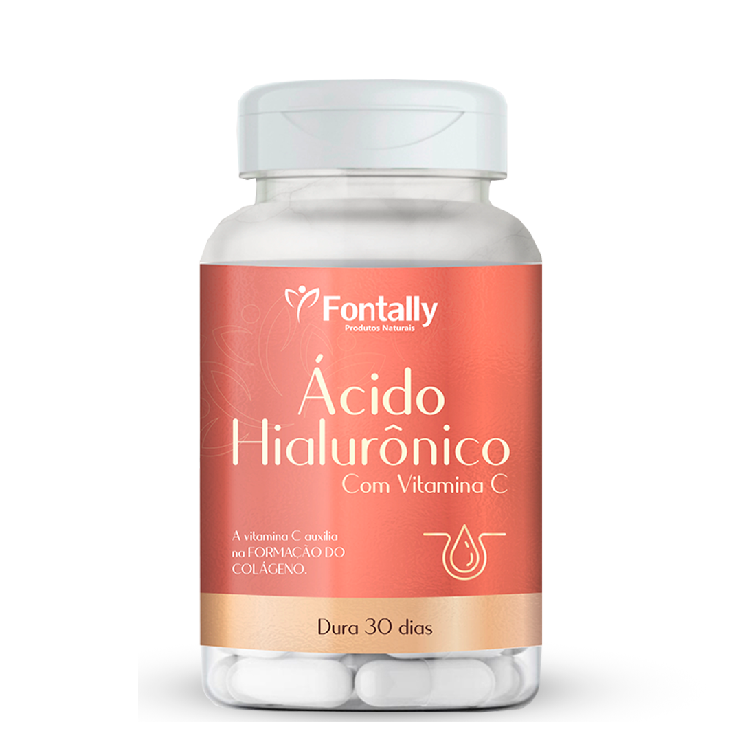 Ácido Hialurônico - com vitamina c - 30 cáps