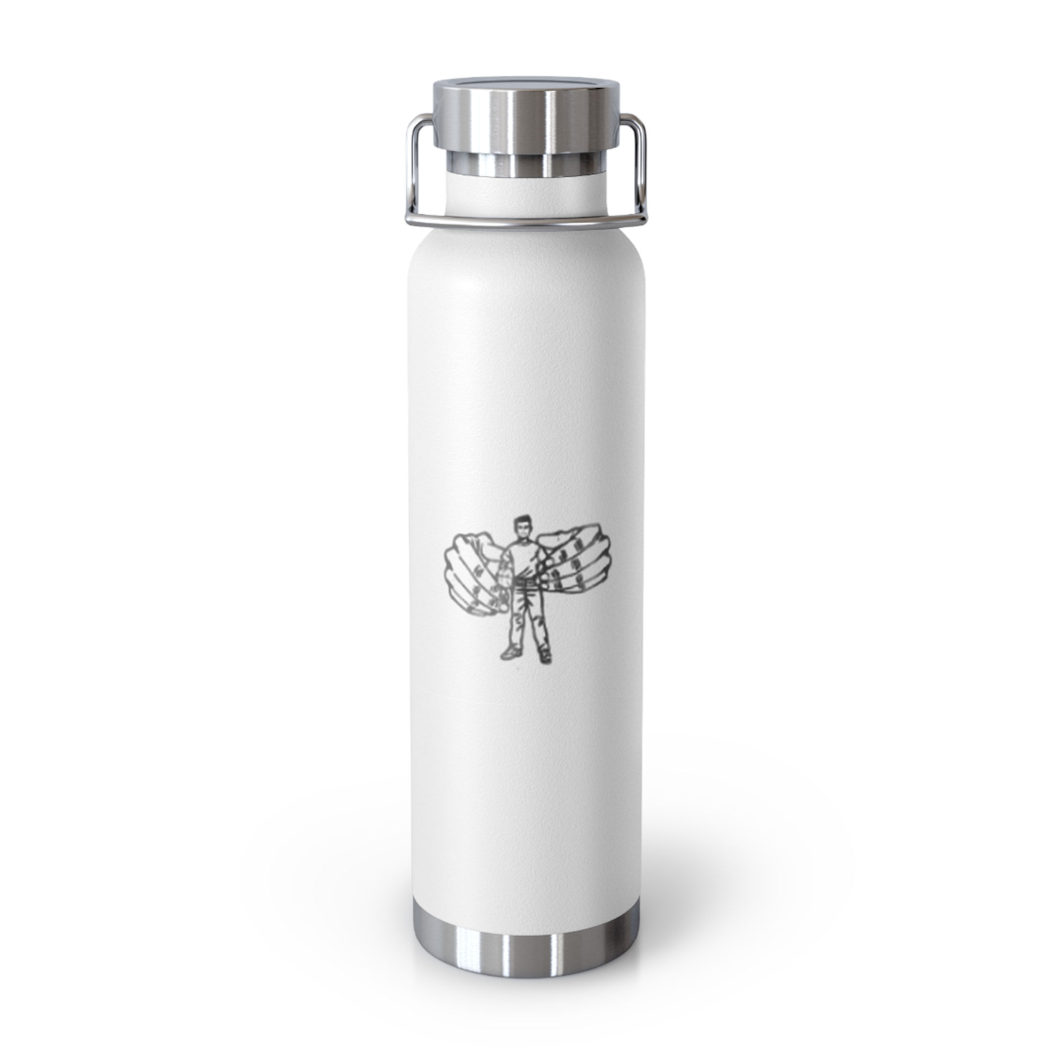 Stylish Insulated Water Bottle - 22oz with Unique Design