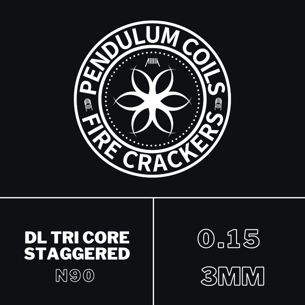 Pendulum Coil's - DL TRI CORE STAGGERED 0.15x3mm 2pc's