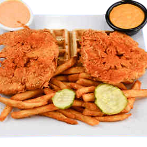 # 11 - 2 Cauli Tenders and fries (Vegetarian)