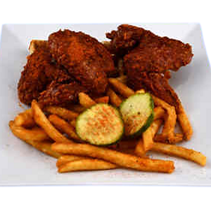 #9 - 3 Wings with Fries