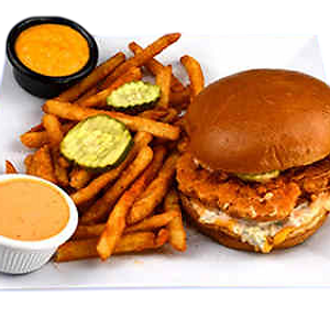 #10 - Cauli Sando with Fries (Vegetarian)