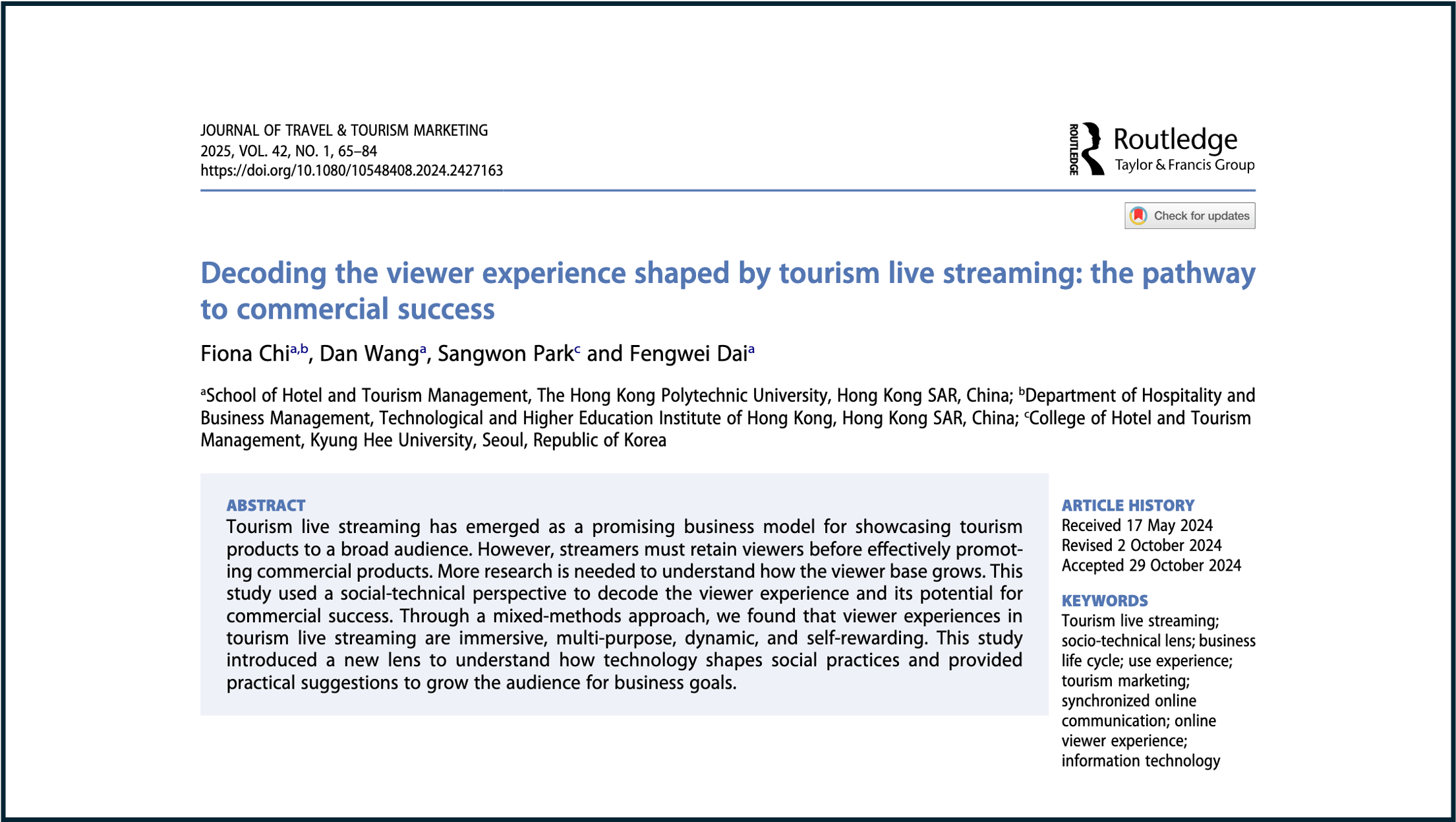 Hotel & Tourism Marketing