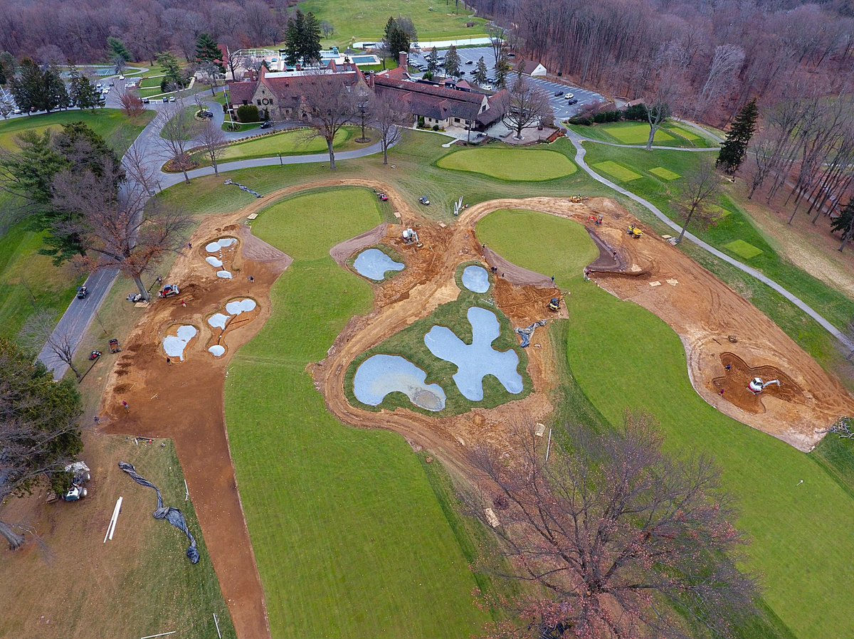Hanse and Total Turf Restoring Aronimink GC