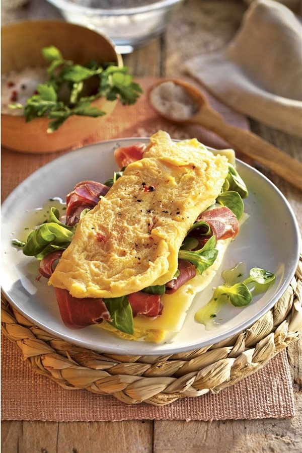 Tortilla con Jamon