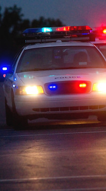 Los coches de policía