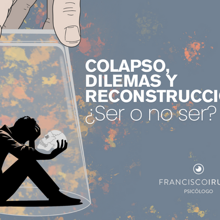 Persona con una calavera que representa la dificultad de cambiar a nivel psicológico