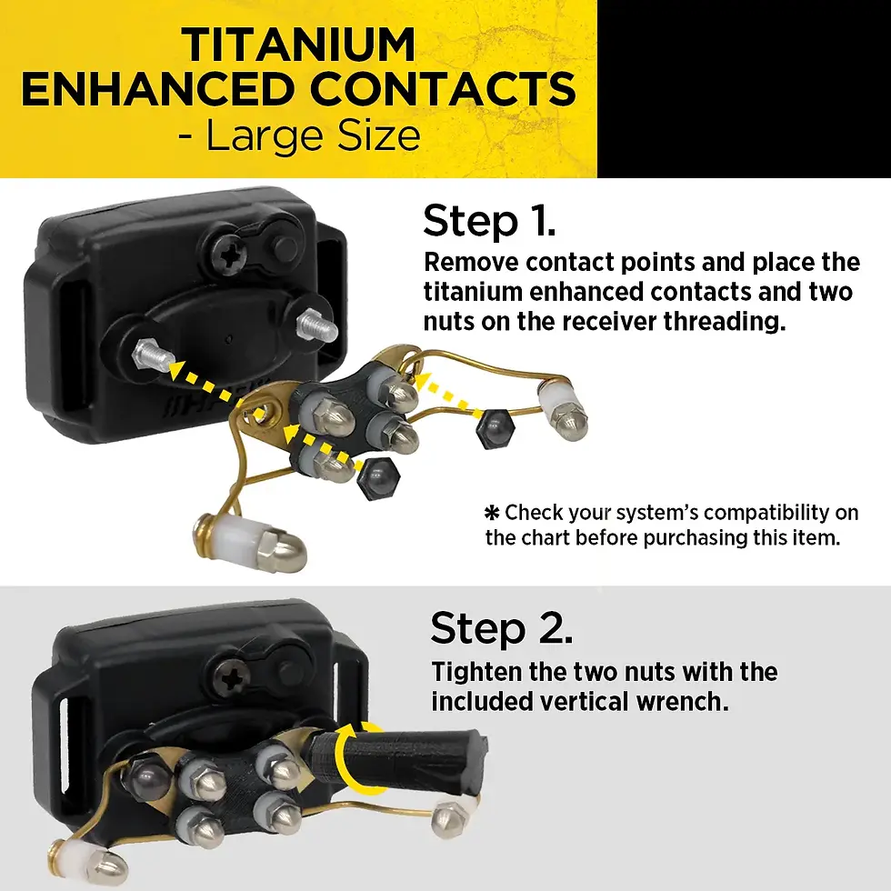 Thumbnail: Dogtra Titanium Enhanced Contact Point - Large