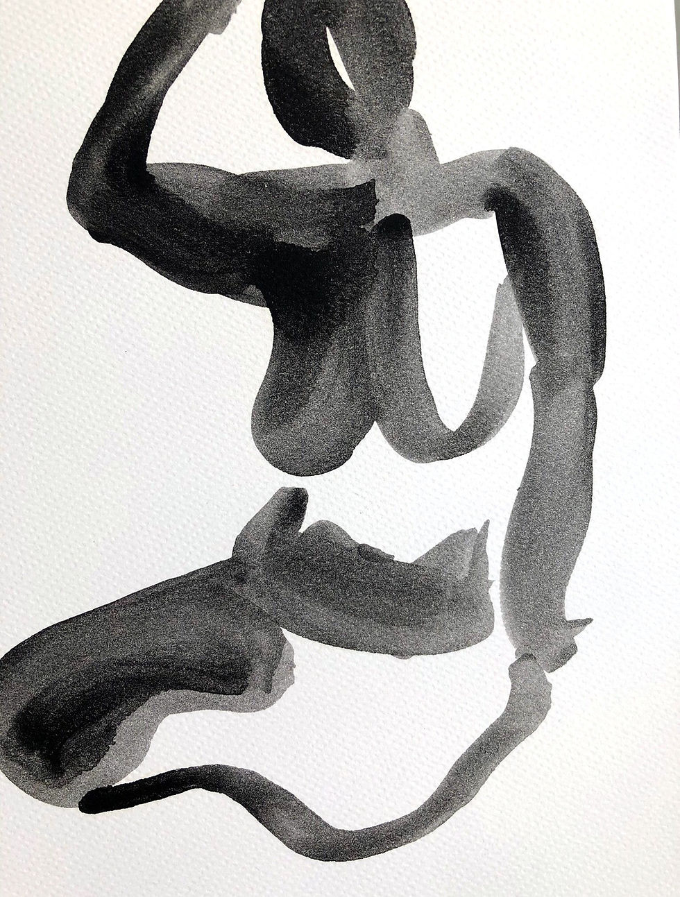 Thumbnail: Patience | Minimal Oil Painting