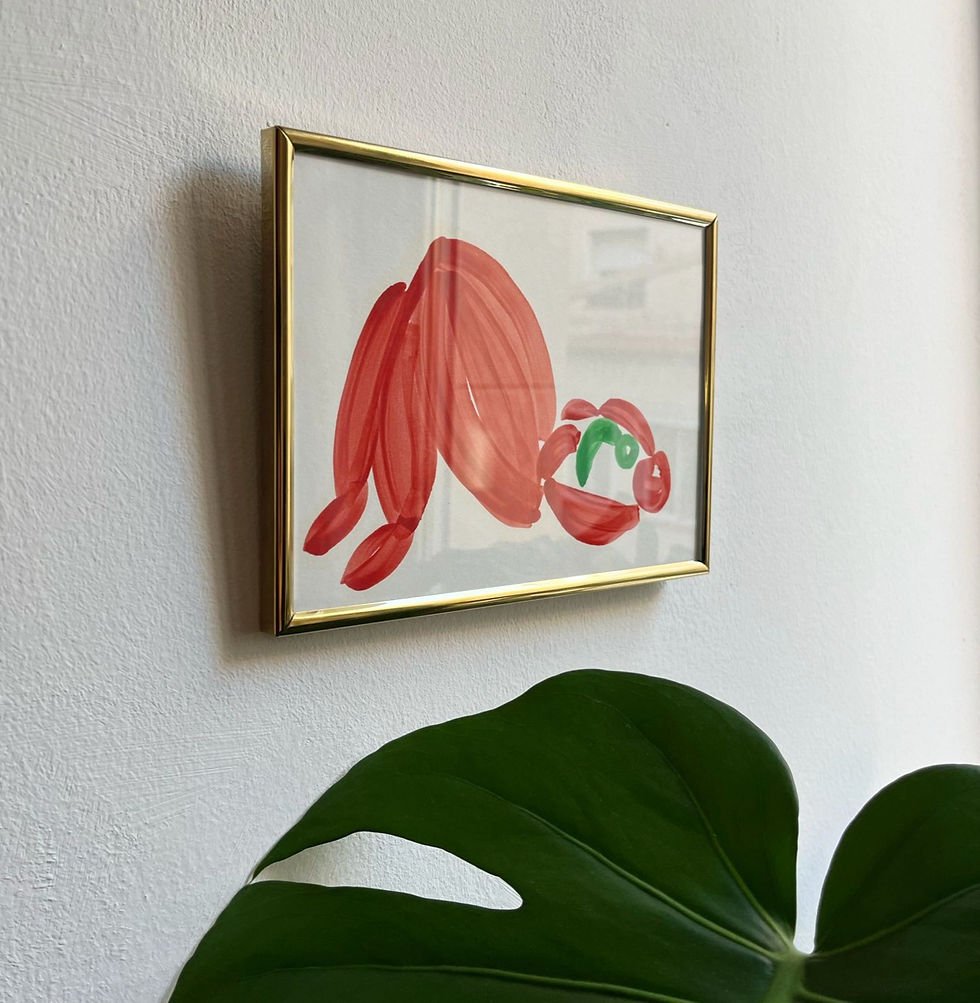 Thumbnail: You and I | Minimal Oil Painting