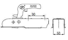Miniatiūra: Sukabinimo spyna ZSK-1300H
