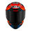 Miniatura: Capacete KYT TT Course Magnet - Azul/Laranja