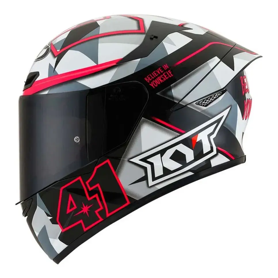 Miniatura: CAPACETE KYT TT COURSE ESPARGARO REPLICA 2018 FUXIA