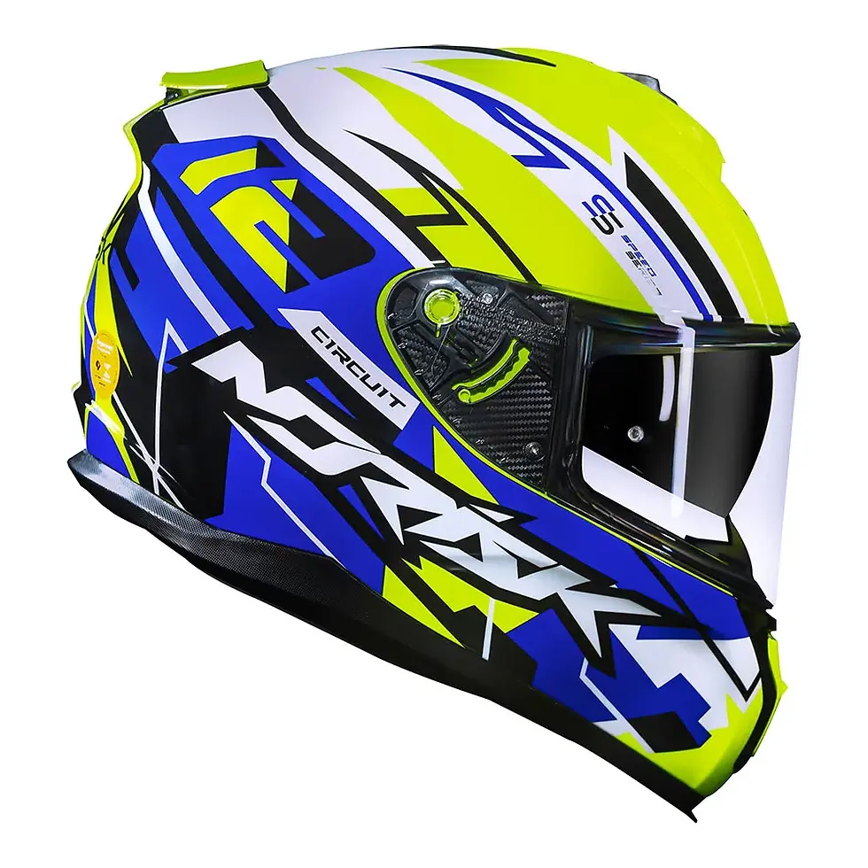 CAPACETE NORISK STRADA CIRCUIT AMARELO