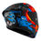 Miniatura: Capacete KYT TT Course Magnet - Azul/Laranja