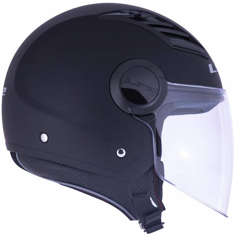 CAPACETE LS2 AIRFLOW MONOCOLOR PRETO FOSCO