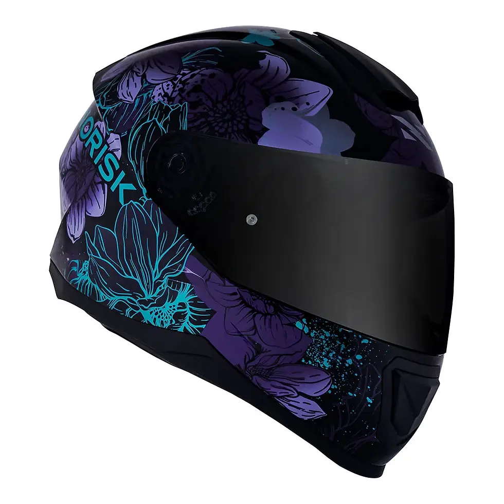 CAPACETE NORISK RAZOR BLOOM ROXO