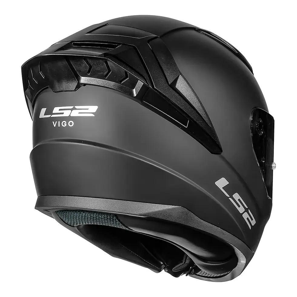 Miniatura: CAPACETE LS2 VIGO MONOCOLOR PRETO FOSCO