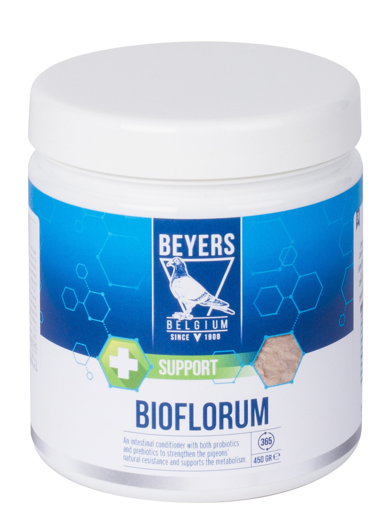 Envase de Beyers Bioflorum + acondicionador intestinal para aves Canariz2