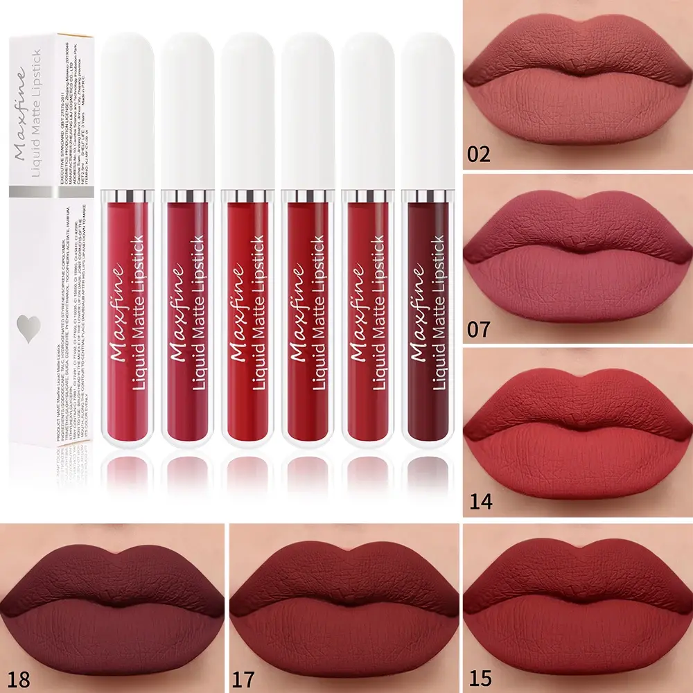 Matte Liquid Lipstick Waterproof Sexy Velvet Lip Glaze