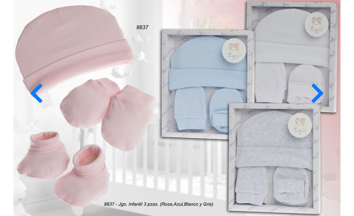 Conjunto primera puesta bebé Gamberritos