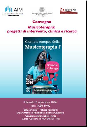 Giornata europea Musicoterapia