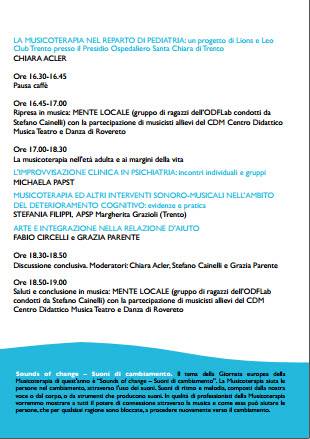 Il programma del Convegno