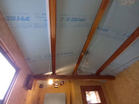お部屋の屋根断熱改修しました。