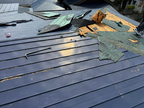 梅雨前に屋根の修繕