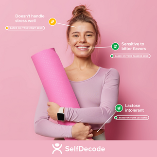This happy girl took her DeCode DNA test!