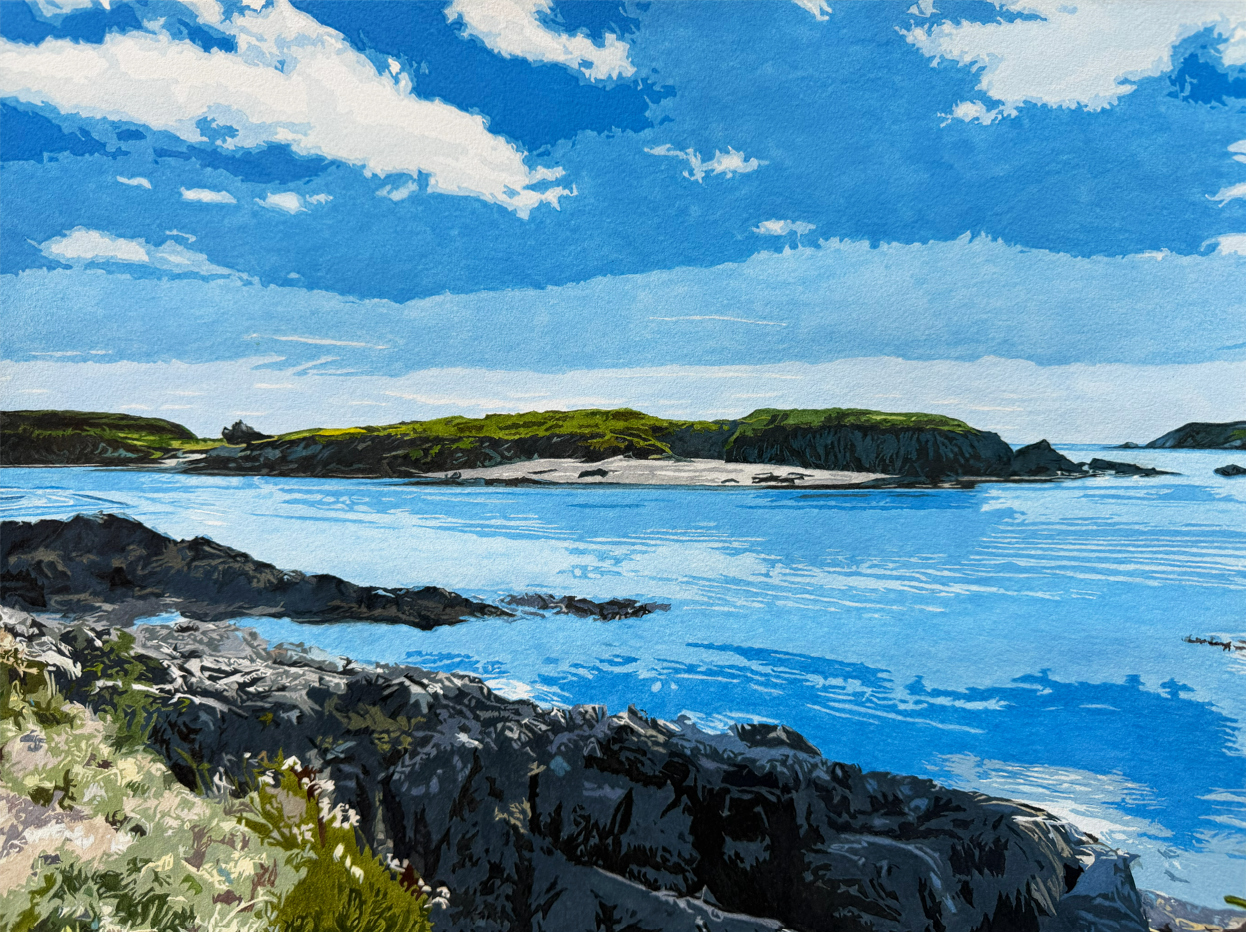 Still Morning at Rabbit Island (Original Artwork)