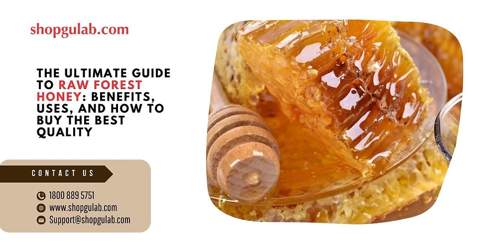 The Ultimate Guide to Raw Forest Honey: Benefits, Uses, and How to Buy the Best Quality