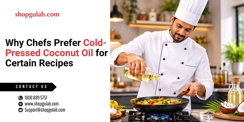 Why Chefs Prefer Cold-Pressed Coconut Oil for Certain Recipes