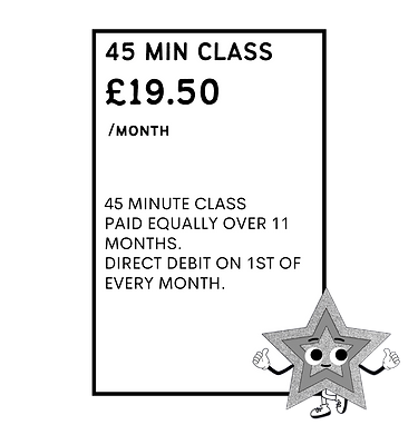45min Class for £19.50/mo