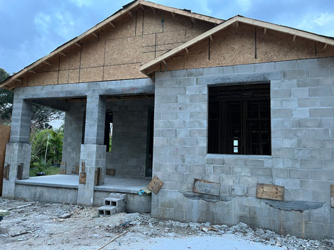 Small house under construction