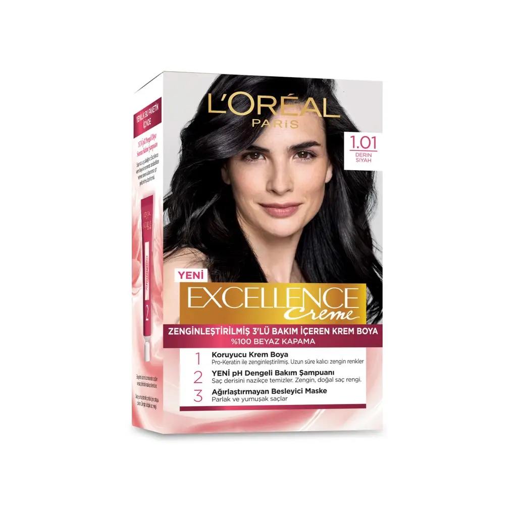 Loreal Paris Excellence 1.01 Derin Siyah