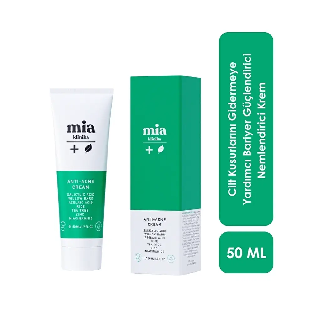 Mia Klinika Sivilce ve Akne Karşıtı Bariyer Güçlendirici Nemlendirici Krem 50 ml