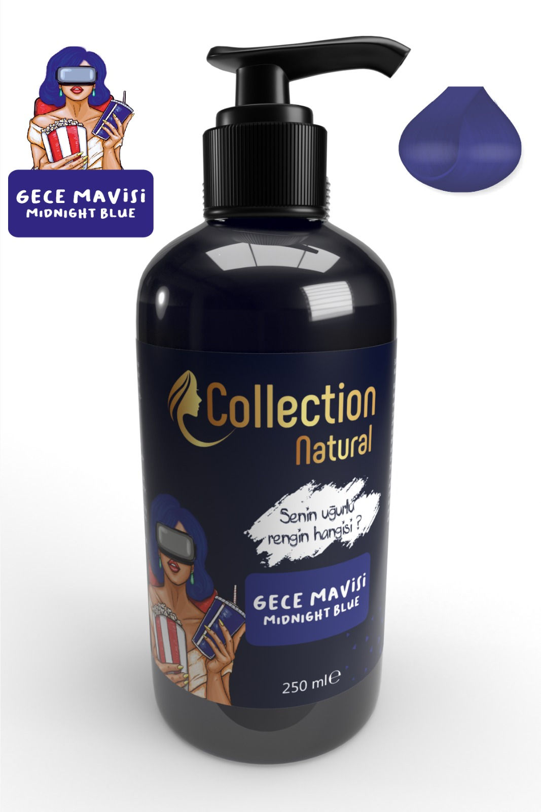 COLLECTİON NATUREL GECE MAVİSİ 250 ML