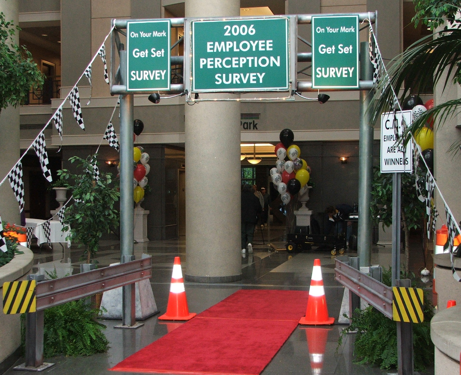Racing Themed Event Decor